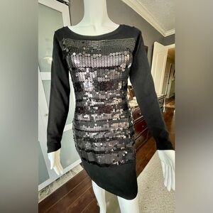 Mark New York Sequin Merino Wool Dress
